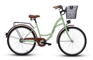 Городской велосипед Goetze Eco 26", зеленый цена и информация | Велосипеды | hansapost.ee