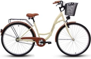 Городской велосипед Goetze Eco 28", кремовый цена и информация | Велосипеды | hansapost.ee