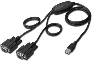 Digitus DA70158, RS232, 1.5 m цена и информация | Кабели и провода | hansapost.ee