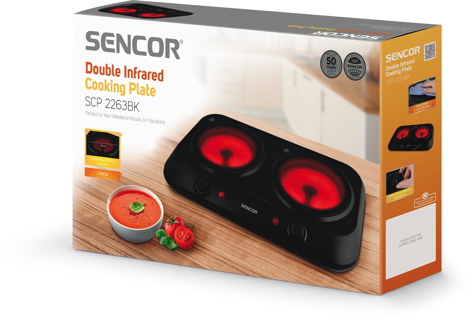 Sencor SCP 2263BK hind ja info | Pliidiplaadid | hansapost.ee