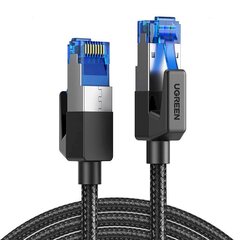 Кабель UGREEN NW153 Cat 8 F/FTP Braid Ethernet RJ45 Cable 2 м (black) цена и информация | Кабели и провода | hansapost.ee