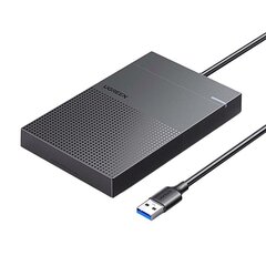 2.5" External HDD/SSD enclosure UGREEN CM471, USB-A 3.2 Gen 1 5Gbps (Black) цена и информация | Адаптеры и USB-hub | hansapost.ee