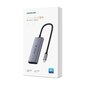 UGREEN CM500 4-in-1 Adapter USB-C to 3x USB 3.0 + HDMI2.1 8K (Grey) цена и информация | USB adapterid ja jagajad | hansapost.ee