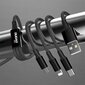 Dudao cable, USB 3in1 cable - USB Type C, micro USB, Lightning 6A - black (TGL2) hind ja info | Mobiiltelefonide kaablid | hansapost.ee