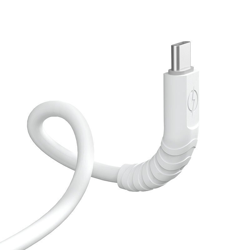 Dudao cable, USB Type C cable - USB Type C 6A 100W PD white (TGL3C) hind ja info | Mobiiltelefonide kaablid | hansapost.ee