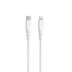 Dudao cable, USB Type C cable - Lightning 6A 65W PD white (TGL3X) цена и информация | Кабели для телефонов | hansapost.ee
