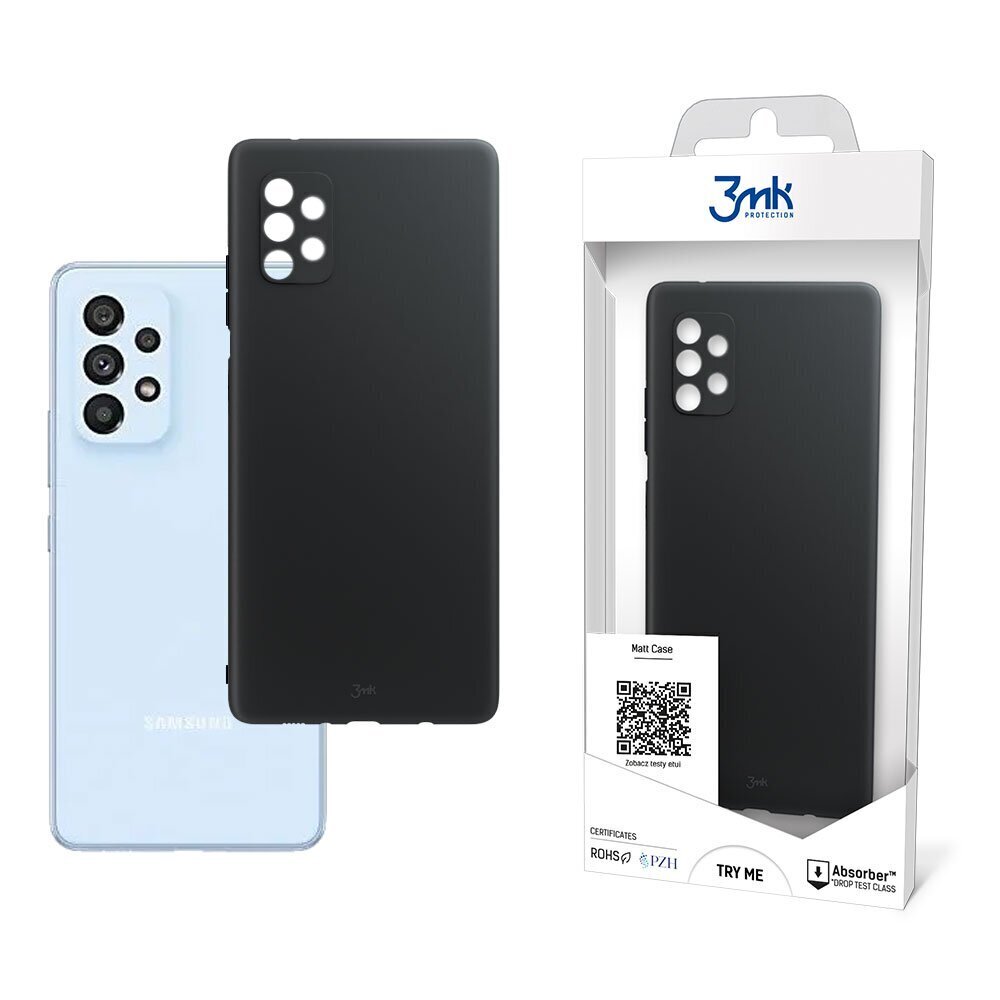 Telefoniümbris 3mk Matt Case Samsung A536 A53 5G must цена и информация | Telefonide kaitsekaaned ja -ümbrised | hansapost.ee