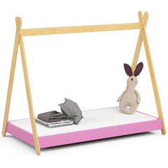 Детская кровать с матрасом NORE Gem, 160x80, розовый цвет цена и информация | Детские кровати | hansapost.ee