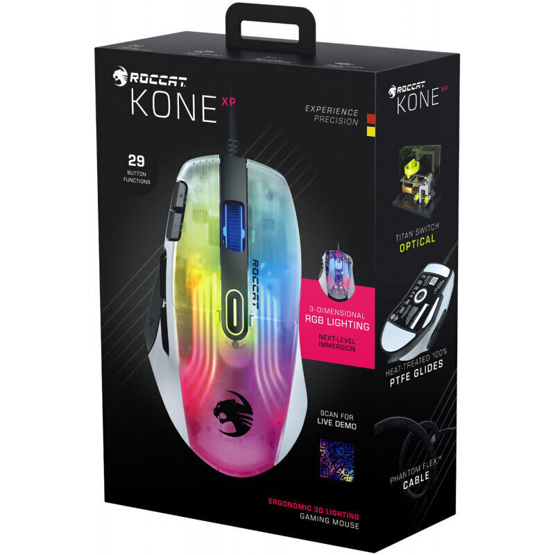 Roccat Kone XP, valge (ROC-11-425-02) цена и информация | Arvutihiired | hansapost.ee