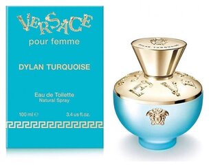 Туалетная вода Versace Dylan Turquoise EDT для женщин, 100 мл цена и информация | Духи для Нее | hansapost.ee