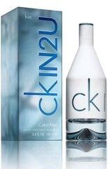 Calvin Klein In2U Men EDT meestele 100 ml hind ja info | Parfüümid meestele | hansapost.ee