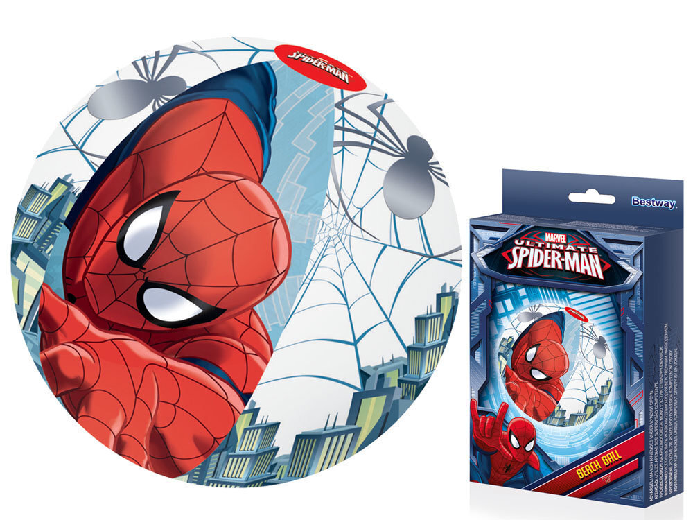 Täispuhutav rannapall Spiderman Bestway цена и информация | Täispuhutavad veemänguasjad ja ujumistarbed | hansapost.ee