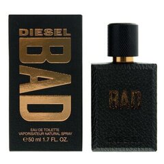 Diesel Bad EDT для мужчин 50 мл цена и информация | Духи для Него | hansapost.ee