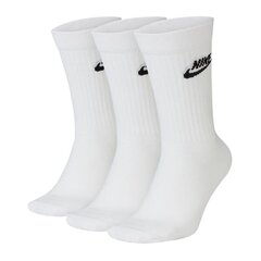 Спортивные носки Nike NSW Everyday Crew 3Pak, белые цена и информация | Мужские носки | hansapost.ee
