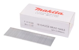 F-31883 Dykert naelad 1,2x25mm, 18ga, 5000tk Makita цена и информация | Механические инструменты | hansapost.ee