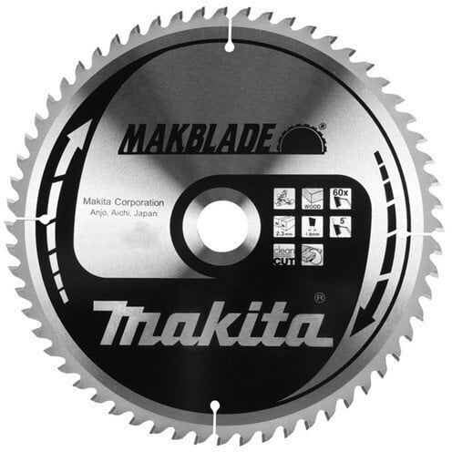 B-09117 T.C.T saeketas 260X2.3X30mm 5° T100 Makita цена и информация | Aiatööriistade varuosad | hansapost.ee