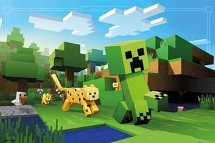 Minecraft Oceloti tagaajamine – plakat 91,5 x 61 cm цена и информация | Атрибутика для игроков | hansapost.ee