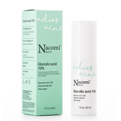 Näoseerum Nacomi next lvl Glycolic Acid 10%, 30 ml цена и информация | Сыворотки для лица, масла | hansapost.ee