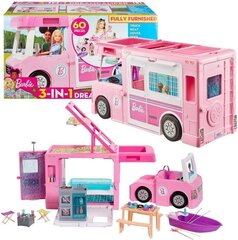 Barbie Super Adventure matkanukud, matkahaagissuvila koos tarvikutega hind ja info | Mänguasjad tüdrukutele | hansapost.ee