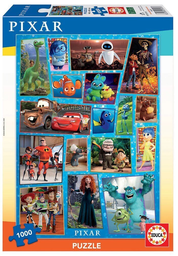 Pusle Pixar, 1000 detaili цена и информация | Pusled lastele ja täiskasvanutele | hansapost.ee