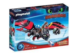 70727 PLAYMOBIL® Dragons Draakoni võistlus: Hiccup ja Toothless цена и информация | Конструкторы и кубики | hansapost.ee