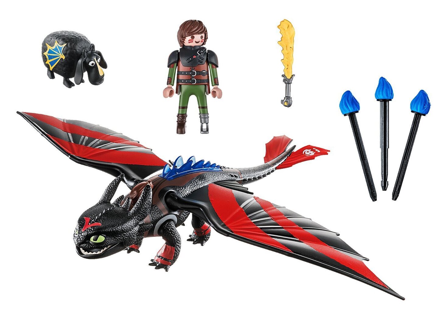 70727 PLAYMOBIL® Dragons Draakoni võistlus: Hiccup ja Toothless цена и информация | Klotsid ja konstruktorid | hansapost.ee