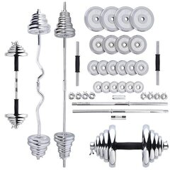 Kangi ja raskuse komplekt HMS STC55, 55 kg hind ja info | HMS Sport, puhkus, matkamine | hansapost.ee