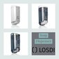 Paberrätiku dosaator LOSDI ABS läbipaistev 600 tk. Elegance hind ja info | Vannitoa aksessuaarid | hansapost.ee