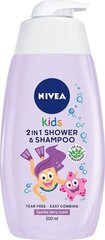 Nivea 2in1 beebi dušigeel ja šampoon aaloe ja kummeliga, 500 ml hind ja info | Nivea Kosmeetika | hansapost.ee