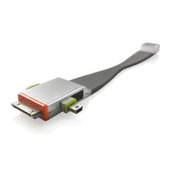 USB-juhe Trio (3 otsikust) hind ja info | Mobiiltelefonide kaablid | hansapost.ee