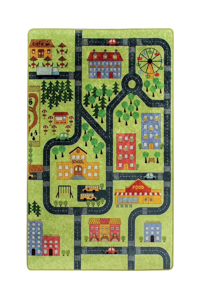 Laste vaip Small Town, 100x160 cm hind ja info | Vaibad | hansapost.ee