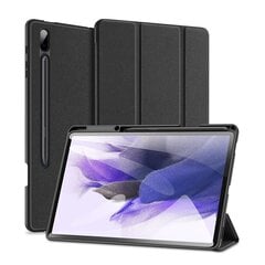DUX DUCIS Domo tahvelarvuti kaas koos alusega Samsung Galaxy Tab S7 FE / Tab S7 Plus / Tab S8 Plus, must hind ja info | Tahvelarvuti ümbrised ja kaaned | hansapost.ee