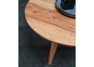 Кофейный столик Boha, 75x40 см, коричневый цена и информация | Журнальные столики | hansapost.ee