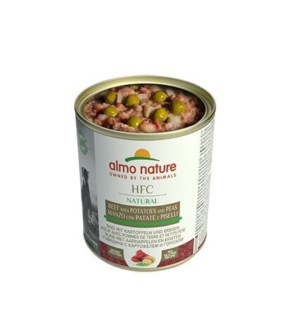 Almo Nature HFC Natural, koertele, veiseliha kartulite ja hernestega, 290 g цена и информация | Koerakonservid | hansapost.ee