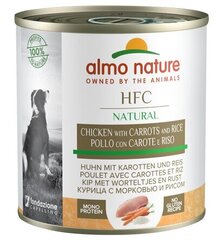 Almo Nature HFC Natural, koertele, kana porgandi ja riisiga, 280 g цена и информация | Консервы для собак | hansapost.ee