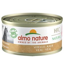 Almo Nature HFC Natural, для кошек, телятина, 70г. цена и информация | Кошачьи консервы | hansapost.ee