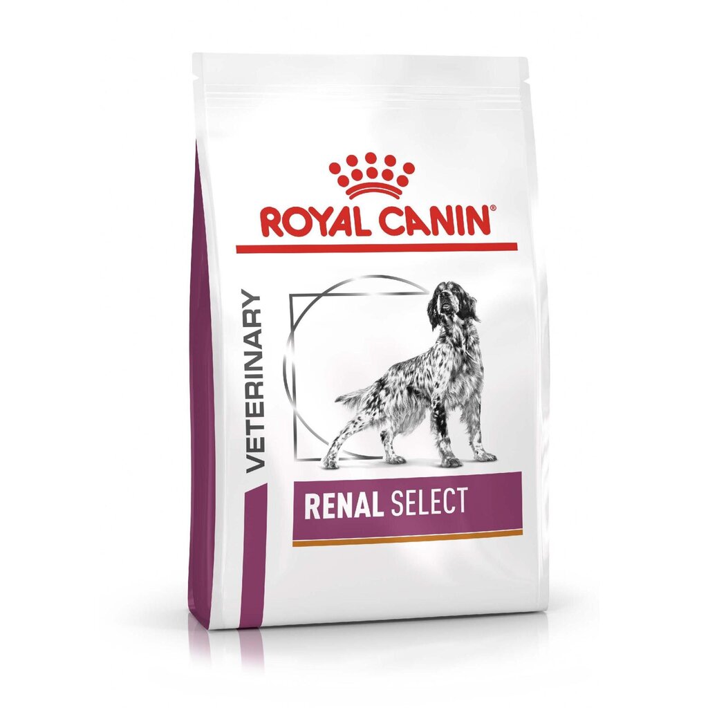 Royal Canin neerupuudulikkusega koertele Renal Select Canine, 2 kg hind ja info | Koerte kuivtoit ja krõbinad | hansapost.ee