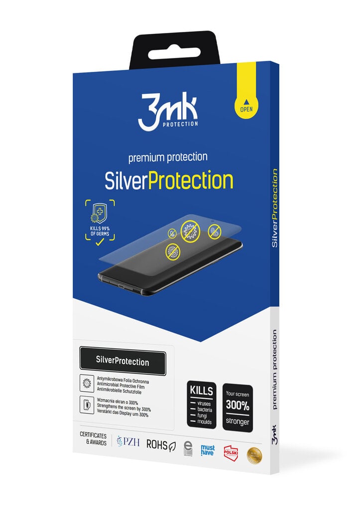 LCD kaitsekile 3MK Silver Protection+ Apple iPhone 12 Pro Max цена и информация | Ekraani kaitseklaasid ja kaitsekiled | hansapost.ee