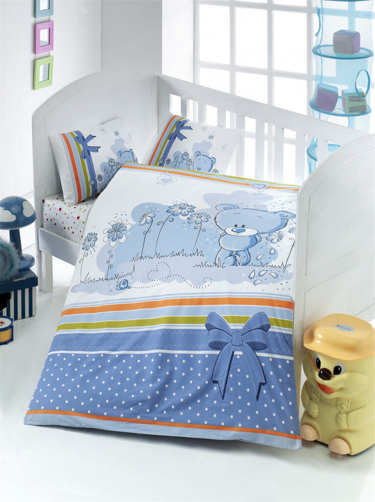 Laste voodipesukomplekt Bear, 4-osaline hind ja info | Laste voodipesu | hansapost.ee