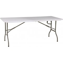 Складной стол 120, белый цена и информация | Садовые столы, столики | hansapost.ee