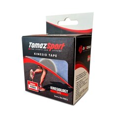 Kinesioloogiline teip Tomaz Sport ilma lateksita, sinine 5cm 5m. hind ja info | Liigesetoed ja kaitsmed | hansapost.ee