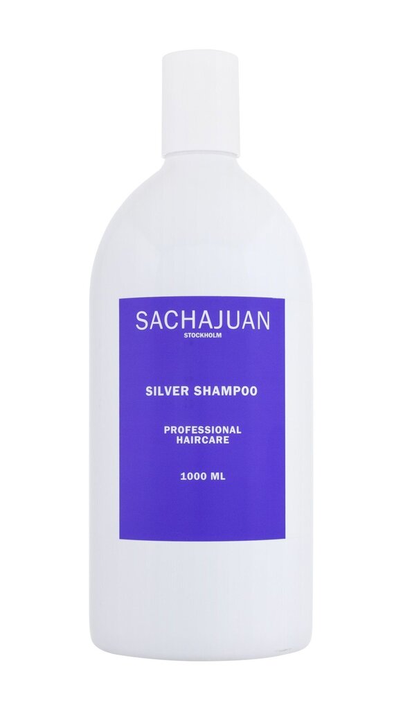 Kollast tooni neutraliseeriv šampoon Sachajuan Silver 1000 ml hind ja info | Šampoonid | hansapost.ee