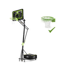 Мобильная баскетбольная стойка с пружинным кольцом Exit Galaxy цена и информация | Баскетбольные стойки | hansapost.ee