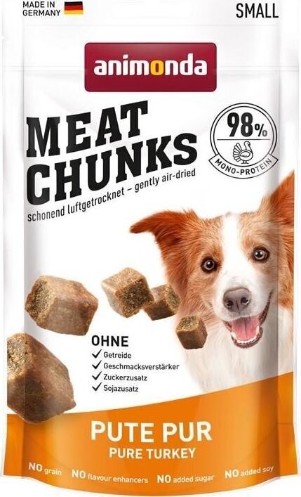 Koera delikatess Animonda Meat Chunks, Türgi, 60 g цена и информация | Koerte maiused | hansapost.ee