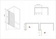 Akrüülvann Mexen Cube viimistluse ja klaasseinaga, 180x80 cm hind ja info | Vannid | hansapost.ee