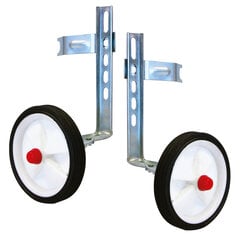 Вспомогательные колеса для детских велосипедов Dresco 12-16 ", 2 шт. цена и информация | Другие аксессуары для велосипеда | hansapost.ee