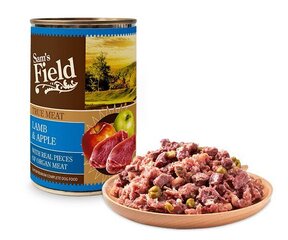 Sam's Field Lamb & Apple konserv koertele 400g цена и информация | Консервы для собак | hansapost.ee