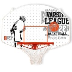 Баскетбольная доска NewPort 16NY, белая/оранжевая цена и информация | Баскетбольные щиты | hansapost.ee