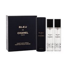 Tualettvesi Chanel Bleu de Chanel PP meestele, 3x20 ml цена и информация | Мужские духи | hansapost.ee