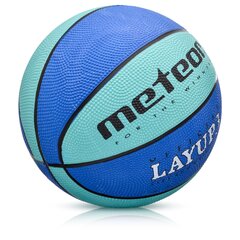 Баскетбольный мяч Meteor Layup 3 Синий цена и информация | Баскетбольные мячи | hansapost.ee